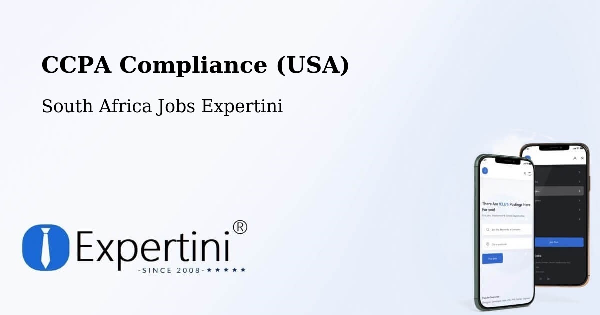 CCPA Privacy Rights & Compliance Notice – Ilinge - South Africa Jobs Expertini