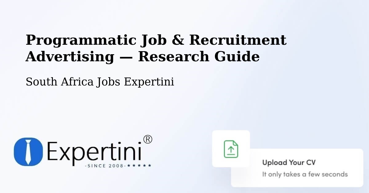 Programmatic Job & Recruitment Advertising — Research Guide – Ilinge