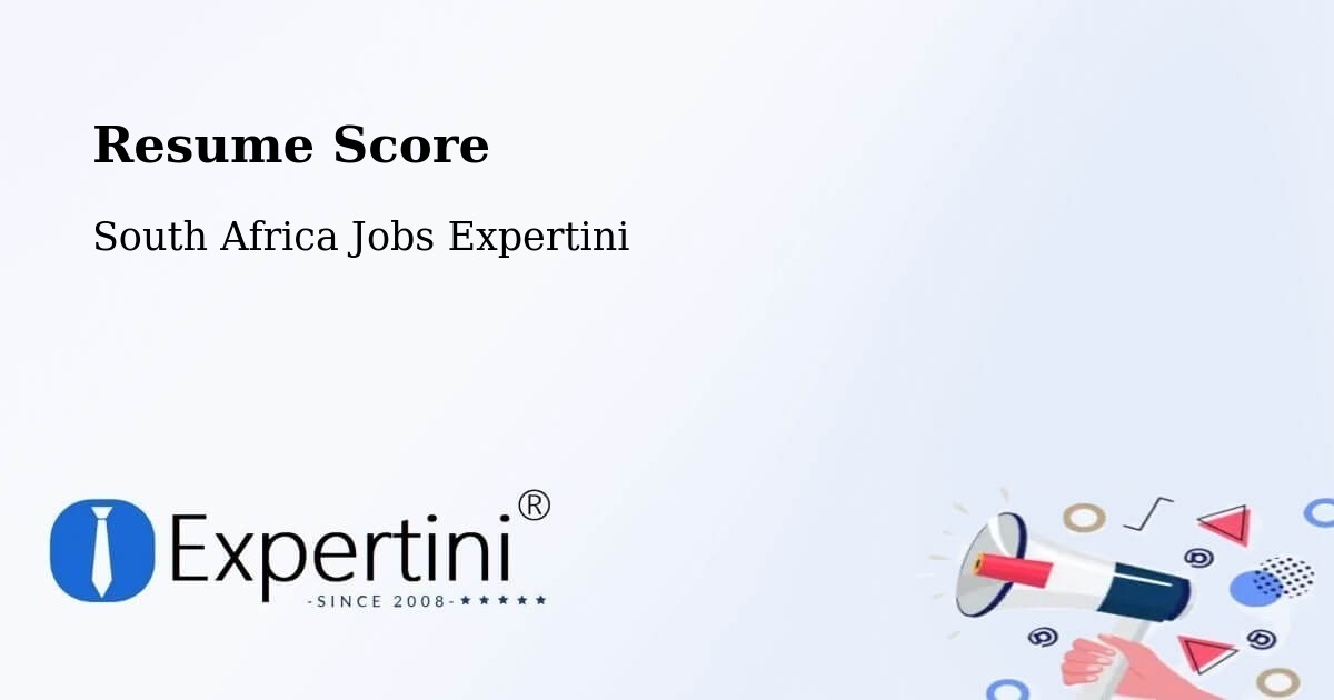Resume Score & Job Description Match Tool – Ilinge - South Africa Jobs Expertini